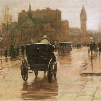 Columbus Avenue by Hassam