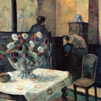 Interior of Painter of Rue Carcel by Gauguin