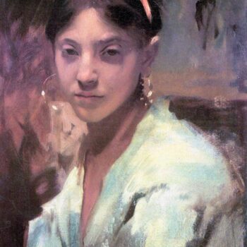 Head of a Capri Girl by John Singer Sargent