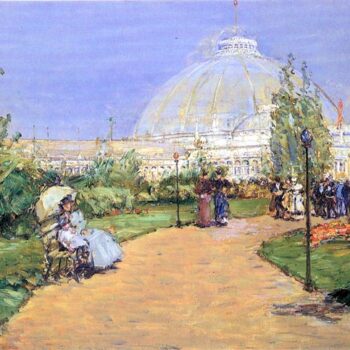 House of Gardens, World's Columbian Exposition, Chicago by Hassam