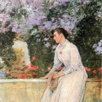 In The Garden by Hassam
