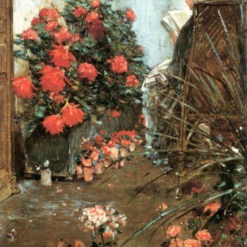 In The Garden in Villiers-Le-Bel by Hassam