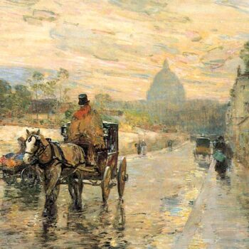 La Val De Grace, Spring Morning by Hassam