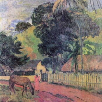 Landscape by Gauguin