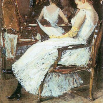 Mrs. Hassam and Her Sister by Hassam