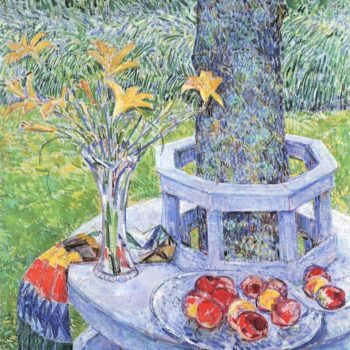 Mrs. Hassams Garten in East Hampton by Hassam