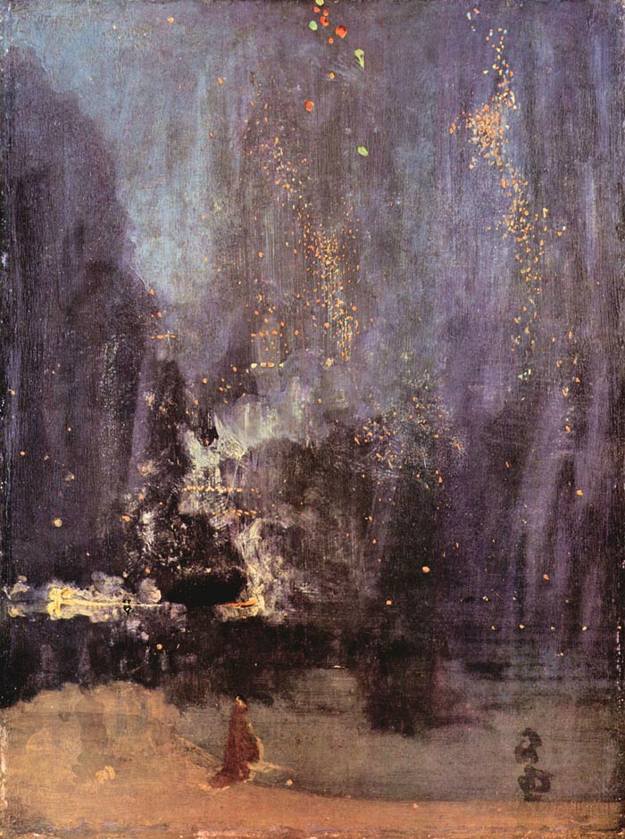 Nocturne in Black and Gold, The Falling Rocket by James Abbot Mcneill Whistler
