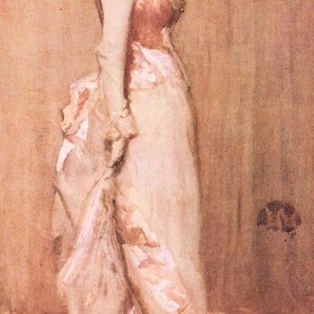 Nocturne in Pink and Gray, Portrait of Lady Meux by James Abbot Mcneill Whistler
