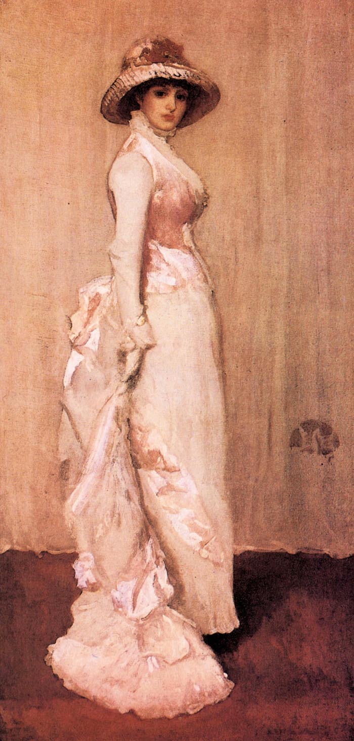 Nocturne in Pink and Gray, Portrait of Lady Meux by James Abbot Mcneill Whistler