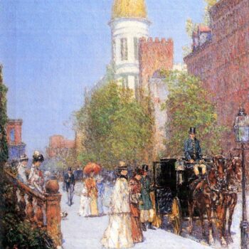 One Spring Morning by Hassam