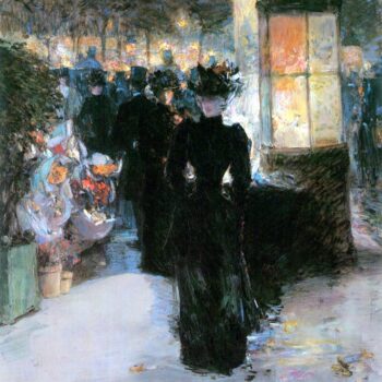 Paris Nocturne by Hassam