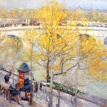 Pont Royal, Paris by Hassam