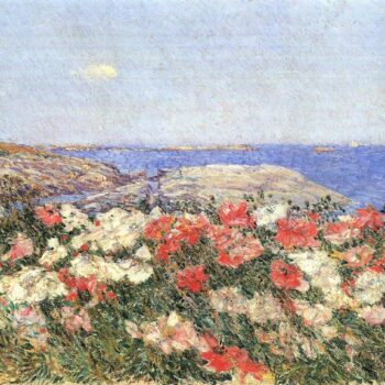 Poppies on The Isles of Shoals by Hassam