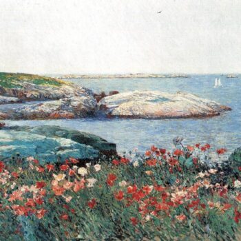 Poppies, Isles of Shoals [1] by Hassam