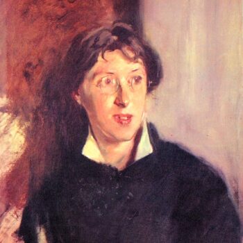 Portrait of Vernon Lee by John Singer Sargent