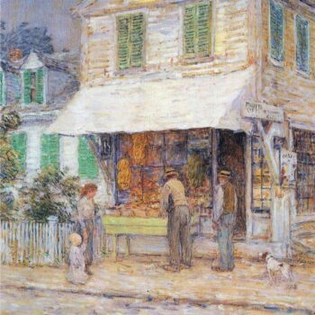 Provincial Town by Hassam