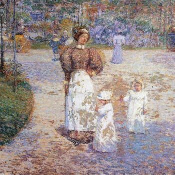 Spring in Central Park by Hassam