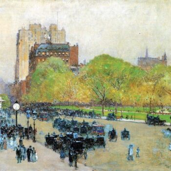 Spring Morning in The Heart of The City by Hassam