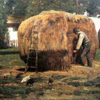 The Barnyard by Hassam