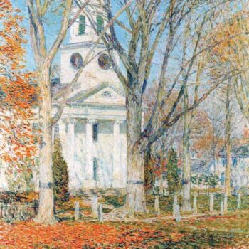 The Church of Old Lyme, Connecticut [1] by Hassam