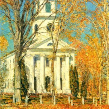 The Church of Old Lyme, Connecticut [2] by Hassam