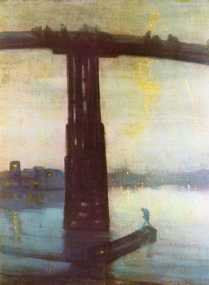 The Old Battersea Bridge by James Abbot Mcneill Whistler
