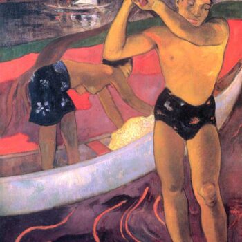 Man with Ax by Gauguin