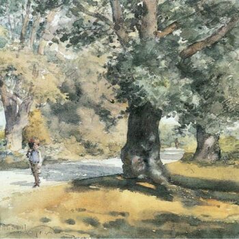 Wayside Inn, Mass. by Hassam