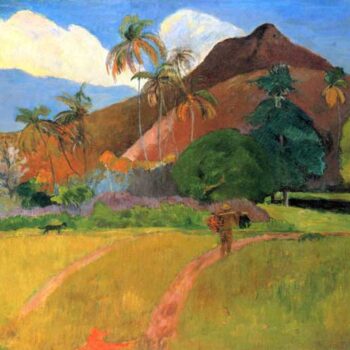 Mountains in Tahiti by Gauguin