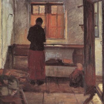 Girl in The Kitchen [2] by Anna Ancher