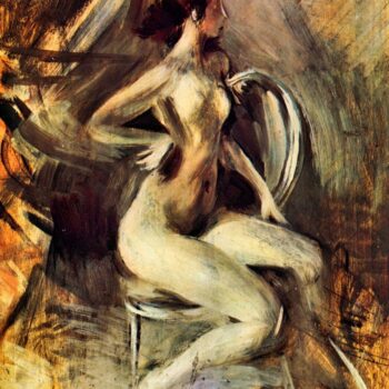 Nude from The Side by Giovanni Boldini