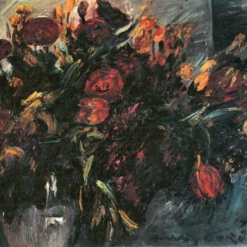 Red and Yellow Tulips by Lovis Corinth