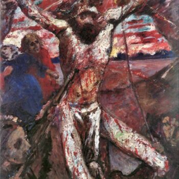 Red Christ by Lovis Corinth