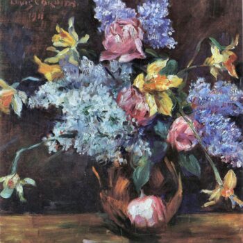 Roses, Lilacs and Daffodils by Lovis Corinth