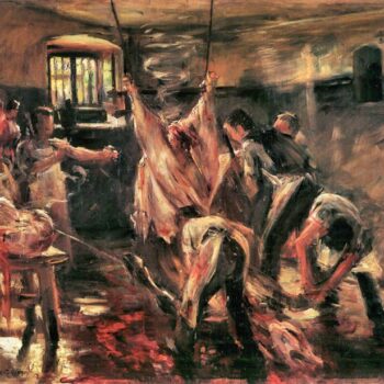 Slaughterhouse by Lovis Corinth