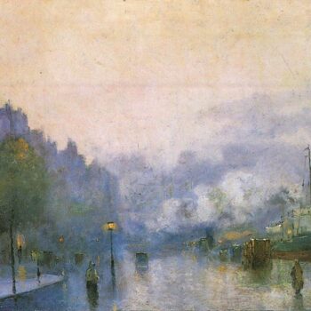 Thames Port by Lesser Ury