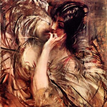 The Blouse of Voile by Giovanni Boldini