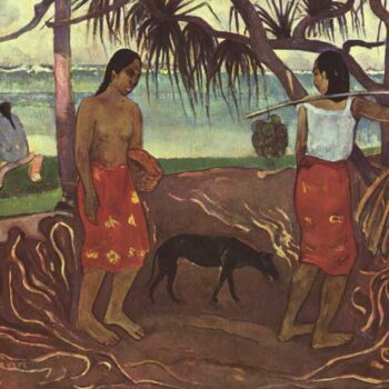 Raro Te Ouiri by Gauguin