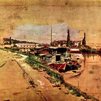 The Seine at Bougival by Giovanni Boldini