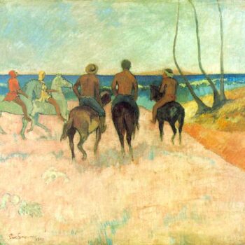 Riding on The Beach #2 by Gauguin