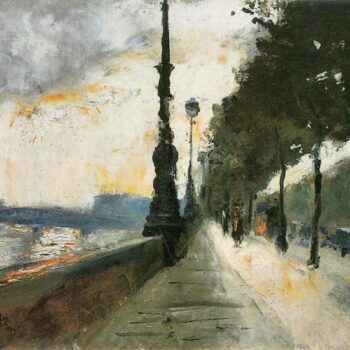 Waterloo Bridge in The Sun by Lesser Ury