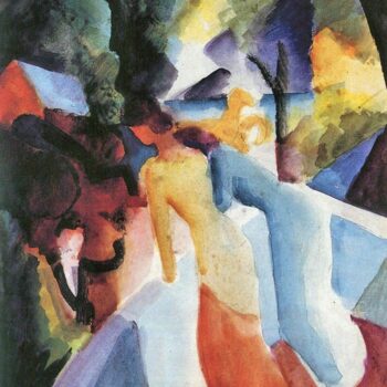 Greetings from The Balcony by August Macke