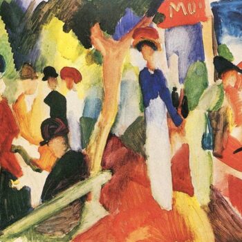 Hat Shop at The Promenade by August Macke