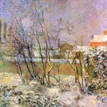 Snow in Rue Carcel by Gauguin