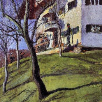 Our House in Tegern Sea by August Macke
