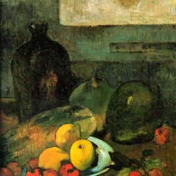 Still Life in Front of a Stich by Gauguin