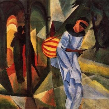 Pierrot by August Macke