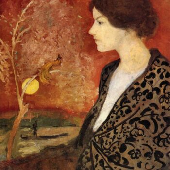 Portrait of Elisabeth Gerhardt by August Macke