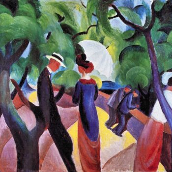 Promenade by August Macke