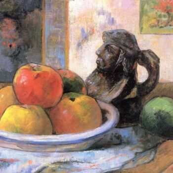Still Life with Apples, Pears and Krag by Gauguin
